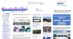 Desktop Screenshot of barcelona-turist-guide.se